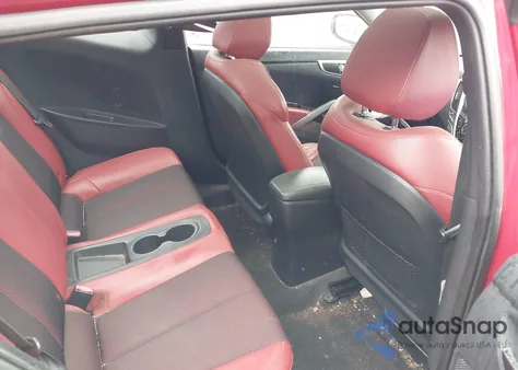 2012 Hyundai Veloster Base W/Red/Black z USA, uszkodzony, nr VIN KMHTC6AD1CU054540